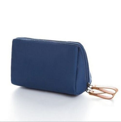 Makeup Bags Pouch Cosmetic Solid Color Toiletry Purse Waterproof Organizer Cases