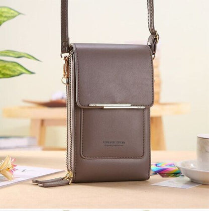Women Handbag Synthetic Leather Shoulder Bags Phone Purse Large Crossbody Bags