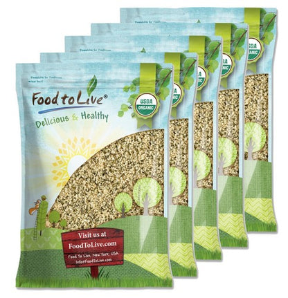 Organic Hemp Hearts – Non-GMO, Kosher, Raw, Vegan – by Food to Live