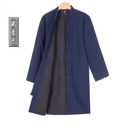 Chinese Traditional Tang Jacket Lonf Kung fu Tai chi Uniform Martial Coat Thick