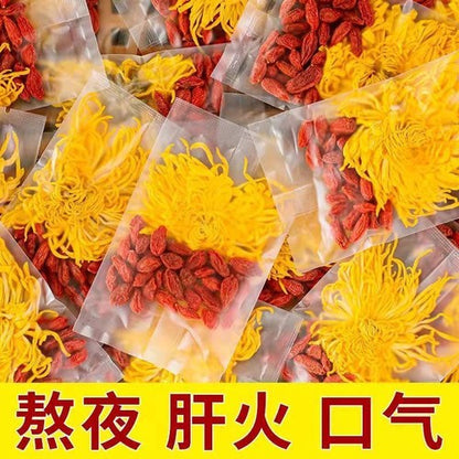 Chrysanthemum Goji Berry Tea Golden Chrysanthemum Health Tea Goji Berry One Cup