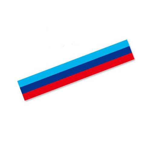 Custom Tricolor Racing Stripe Car Hood Sticker For All Models Vinyl Bonnet Decal