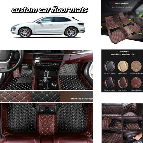 For Porsche All Models Car Floor Mats Custom Cargo Carpets Waterproof Liner Rugs
