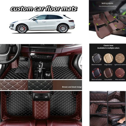 For Porsche All Models Car Floor Mats Custom Cargo Carpets Waterproof Liner Rugs