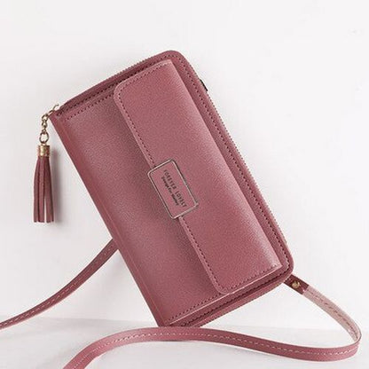 Wallet Crossbody Shoulder Handbag Synthetic Leather Card Holder Purse 20*12*4 CM
