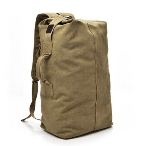 Man Travel Backpack Hand Bag Canvas Bucket Shoulder Bags Men Backpacks