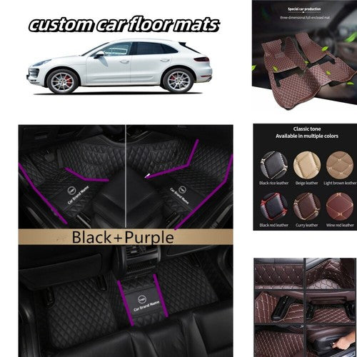 For Audi All Models Car Floor Mats Luxury Custom Carpets Waterproof Cargo Liners