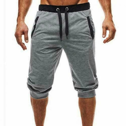 Mens Shorts Baggy Jogger Short Slacks Soft Cotton Trousers Shorts Men's Pants