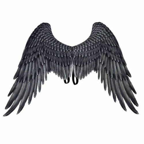 Halloween Big Wings Angel Devil Cosplay Accessories Large Black 68*54CM Costume
