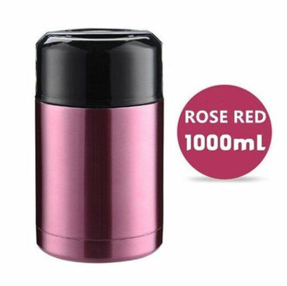 Thermos Lunch Box 800ML/1000ML/1200ML Portable Stainless Steel Food Containers