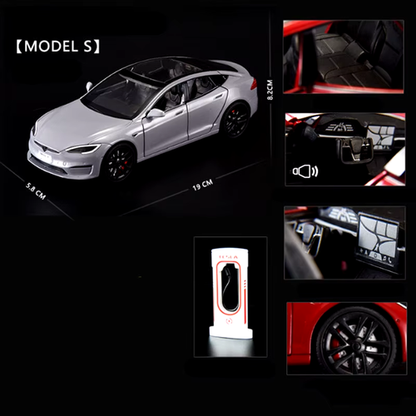 1:24 Model 3 Model Y X Alloy Car Model Diecast Metal Toy Vehicles Car Model Simu