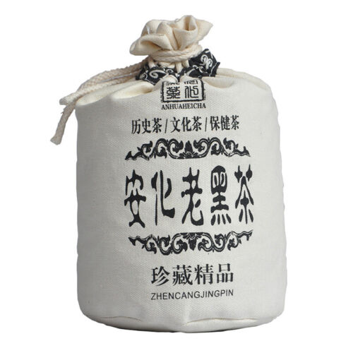 500g Aged Golden Coin Tea Hunan Anhua Black Tea Golden Flower Black Tea Granules