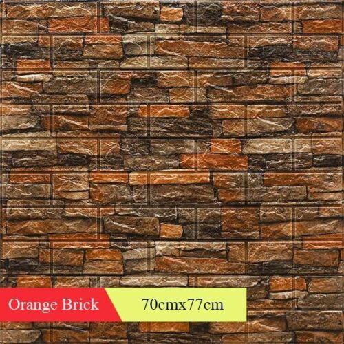 Brick Stickers Wall Decor 3D Living Room DIY Self-adhesive Waterproof Wallpapers