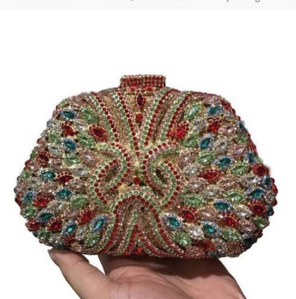 Rhinestone Clutch Bags Handmade Wedding Crystal Clutch Purse Evening Bags Women