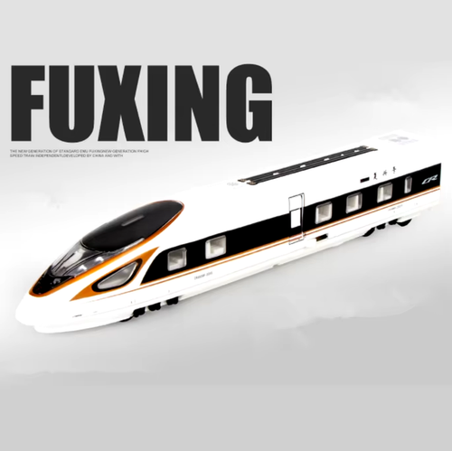 Alloy High-Speed Train Model Diecast Metal Toy Rail Electric High-Speed Train Me