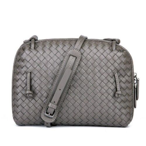 Luxury Shoulder Bag Sheepskin Handmade Woven Crossbody Bags Messenger Purse Bags