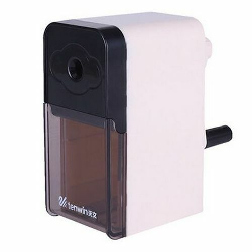 Electric Pencil Sharpener Adjustable Hand Crank Mechanical Knife Holder Station