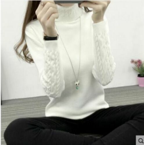 Women Sweaters Turtleneck Cashmere Knitted Pullovers Female Jumper Tricot Tops