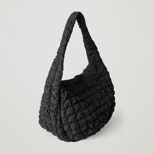 Casual Large Shoulder Bags Handbag Nylon Padded Crossbody Bag Purse 40*35*22 CM