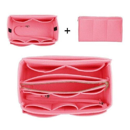 Make up Organizer Insert Bag Handbag Travel Inner Purse Portable Cosmetic Bags