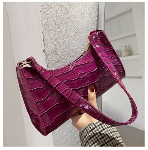 Handbag Crocodile Pattern Retro Shoulder Bag Shopping Synthetic Leather Handbags