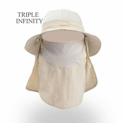 Summer Large Bucket Hat Foldable Breathable Hiking Fishing Camping 10*56-60 CM