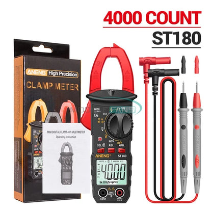 Clamp 4000-Count True RMS AC Current Capacitance-Multi-Tester Automotive ST180
