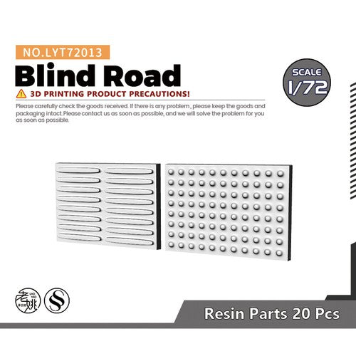 Yao's Studio LYT72013 1/72 Blind Road For Model Railroads Display Prop