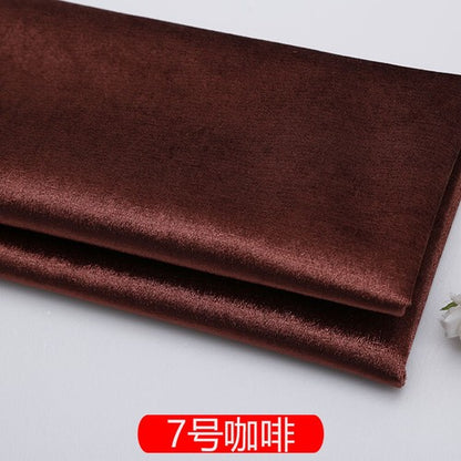 Sofa Upholstery Velour Fabric Thick European Soft Roll Cushion Velvet DIY Cloth