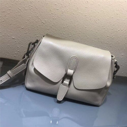 Real Leather Shoulder Bags Fashion Solid Flap Handbag Crossbody Purse Polyester