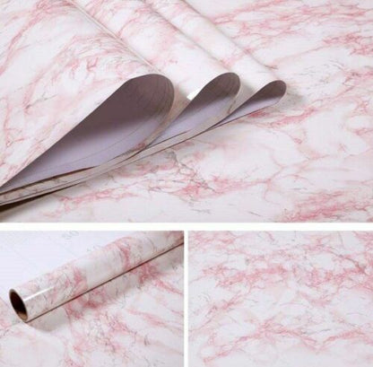 Wallpaper Sticker Marble Vinyl Film Self Adhesive Bathroom Kitchen Contact Paper