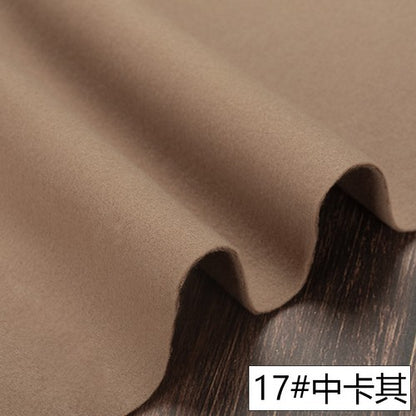 Fall Thick Solid Cashmere Imitation Wool Cloth Diy Coat Woollen Fabric Wide 57"