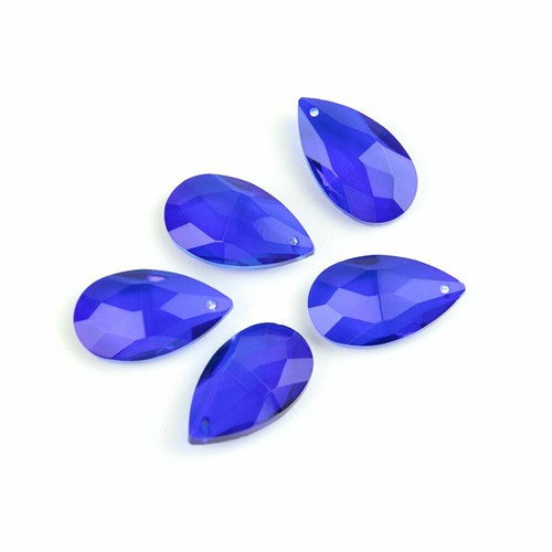 Colored Lighting Teardrop Crystal Glass Prism Chandelier Spare Parts Accessories