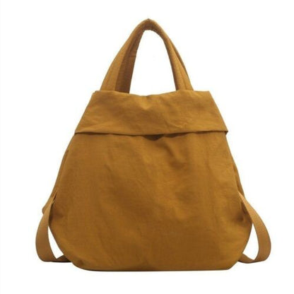 Waterproof Nylon Large Crossbody Shoulderbag Canvas Shopper Bag Women 35*18*32CM