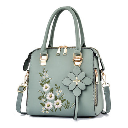 Fashion Women's Messenger PU Leather Handbag Large Capacity Casual Shoulder Bags