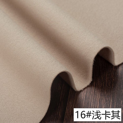 Fall Thick Solid Cashmere Imitation Wool Cloth Diy Coat Woollen Fabric Wide 57"