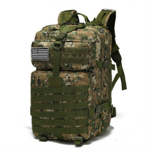 40L Tactical Assault Pack Waterproof Bag Small Rucksack Unisex Outdoor Backpack