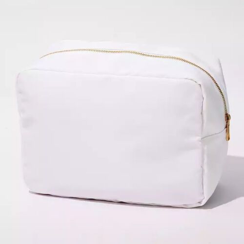 Rhinestone Nylon Waterproof Pouch Makeup Case Nylon Travel Cosmetic Bag Cosmetic