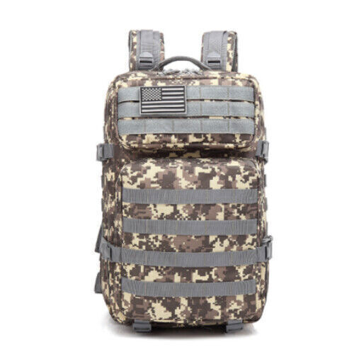 50L1000D Nylon Tactical Backpack Sport Military Bag Men Outdoor Travel Rucksack