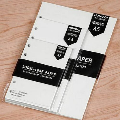 45 Sheets Notebook Business A5 A6 Loose Leaf Refill Spiral Binder Inside Page