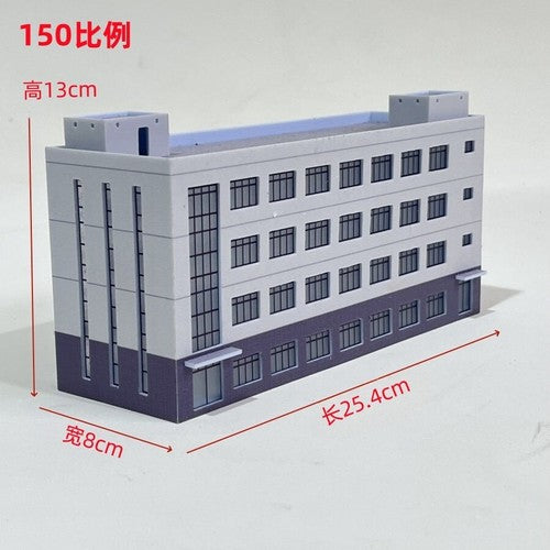 1/150 N Scale Model City Street View Scene Display Architectural Model
