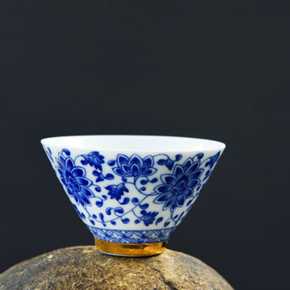 Chinese Kungfu Tea Set Porcelain Cup Of Tea China Tea Cup Jingdezhen Tea Cups