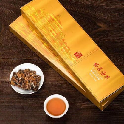 30Pcs Fuding White Tea Brick Shoumei Old White Tea Portable Package White Tea