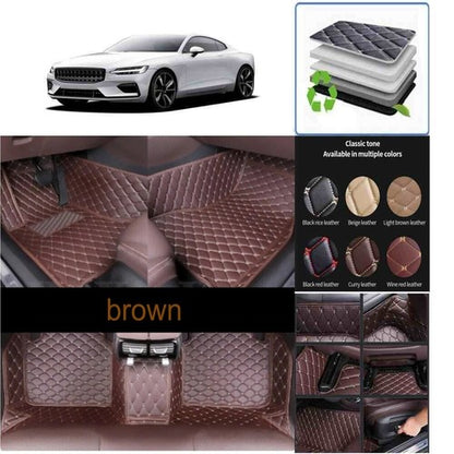 For Smart All Models Car Floor Mats Waterproof Auto Luxury Custom Mats Carpets