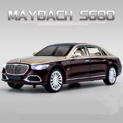 1:22 Benz Maybach S680 Alloy Metal Car Model Diecast Metal Toy Vehicles Car Mode