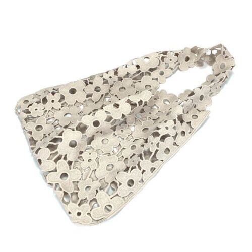 Shoulder Bag Handbags Hollow Out Flower Hobo Bag Solid Color Composite Purse 1PC