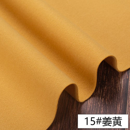 Fall Thick Solid Cashmere Imitation Wool Cloth Diy Coat Woollen Fabric Wide 57"