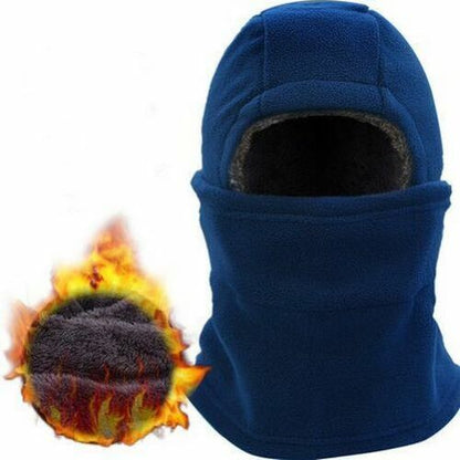 Winter Hat Fleece Scarf Beanie Neck Warm Thick Hiking Running Cycling Windproof