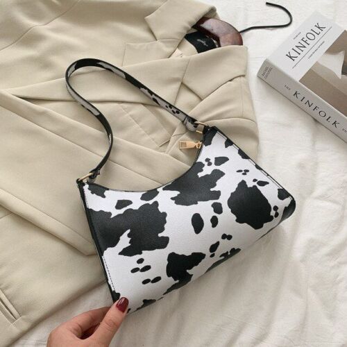 Fashion Bag Retro Casual Women Shoulder Bags Leather Solid Color Chain Handbag
