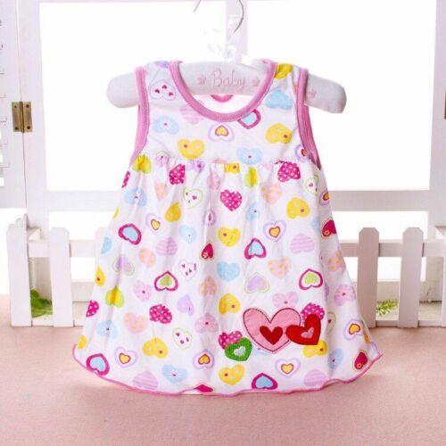 Baby Dress Girls Infantile Cotton Children's Clothes Flower Style Kids Clothing